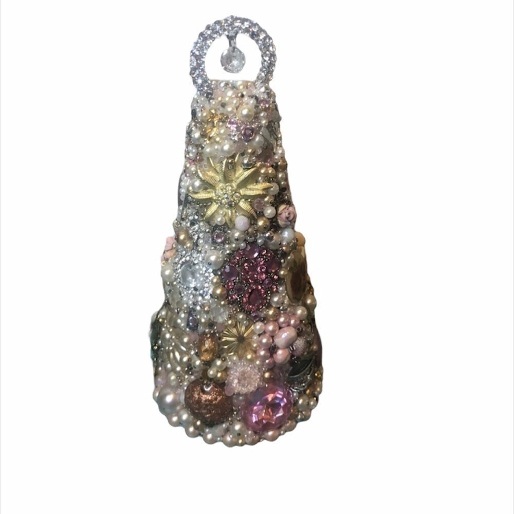 Vintage Jewelry Tree Handmade